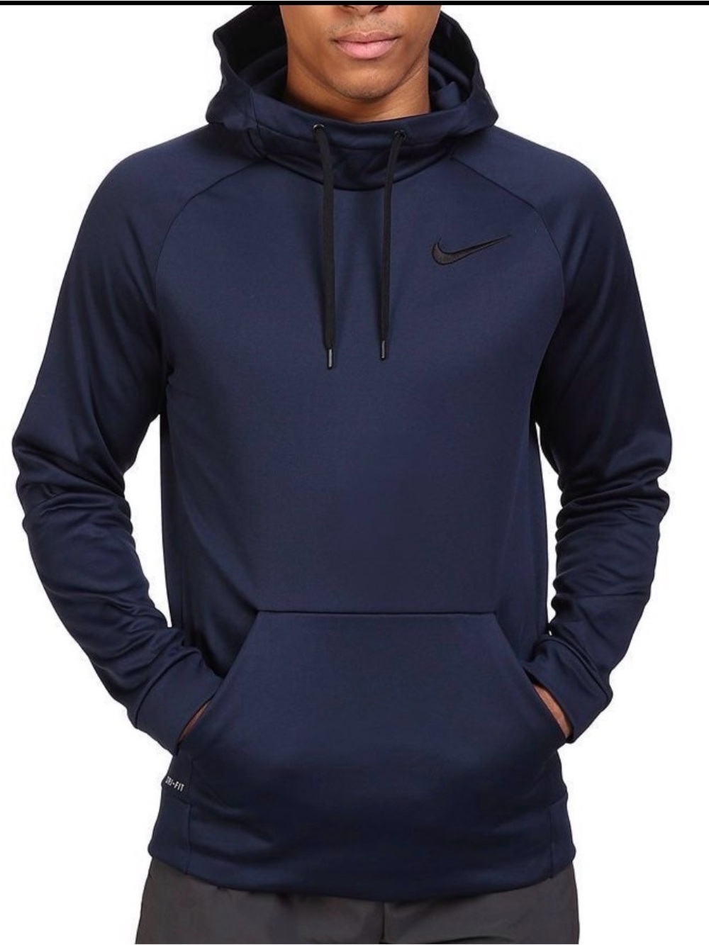 Nike Navy Blue Dri-fit hoodie